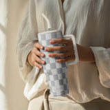 Checkered Travel Tumbler 40oz