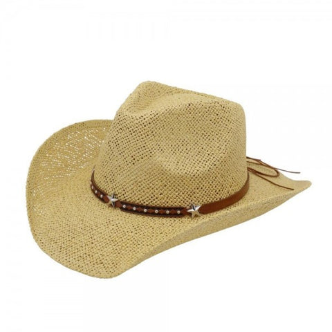 Tan Cowboy Hat with Stars