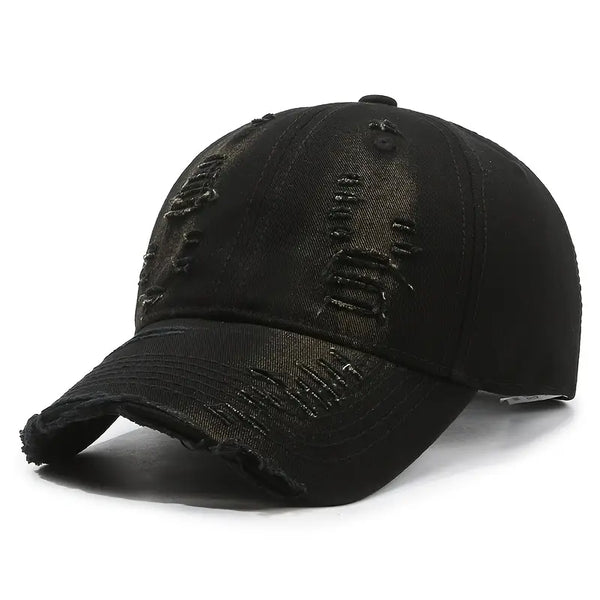 Distressed Denim Hat