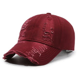 Distressed Denim Hat