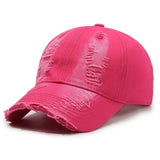 Distressed Denim Hat