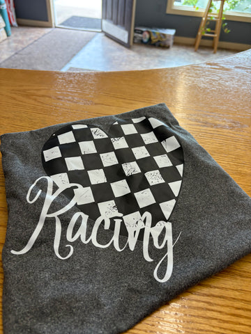 I Love Racing T-Shirt (Size Large)