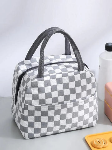 Checkered Lunch Bag