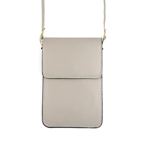 Faux Leather Cell Phone Cross Body