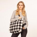 Checkered Tote Bag