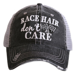 Race Hair Don't Care Trucker Hat