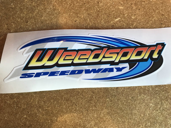 10" Weedsport Speedway Decal